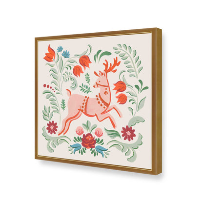 [Color:Polished Gold], Picture of art in a Polished Gold frame of the corner