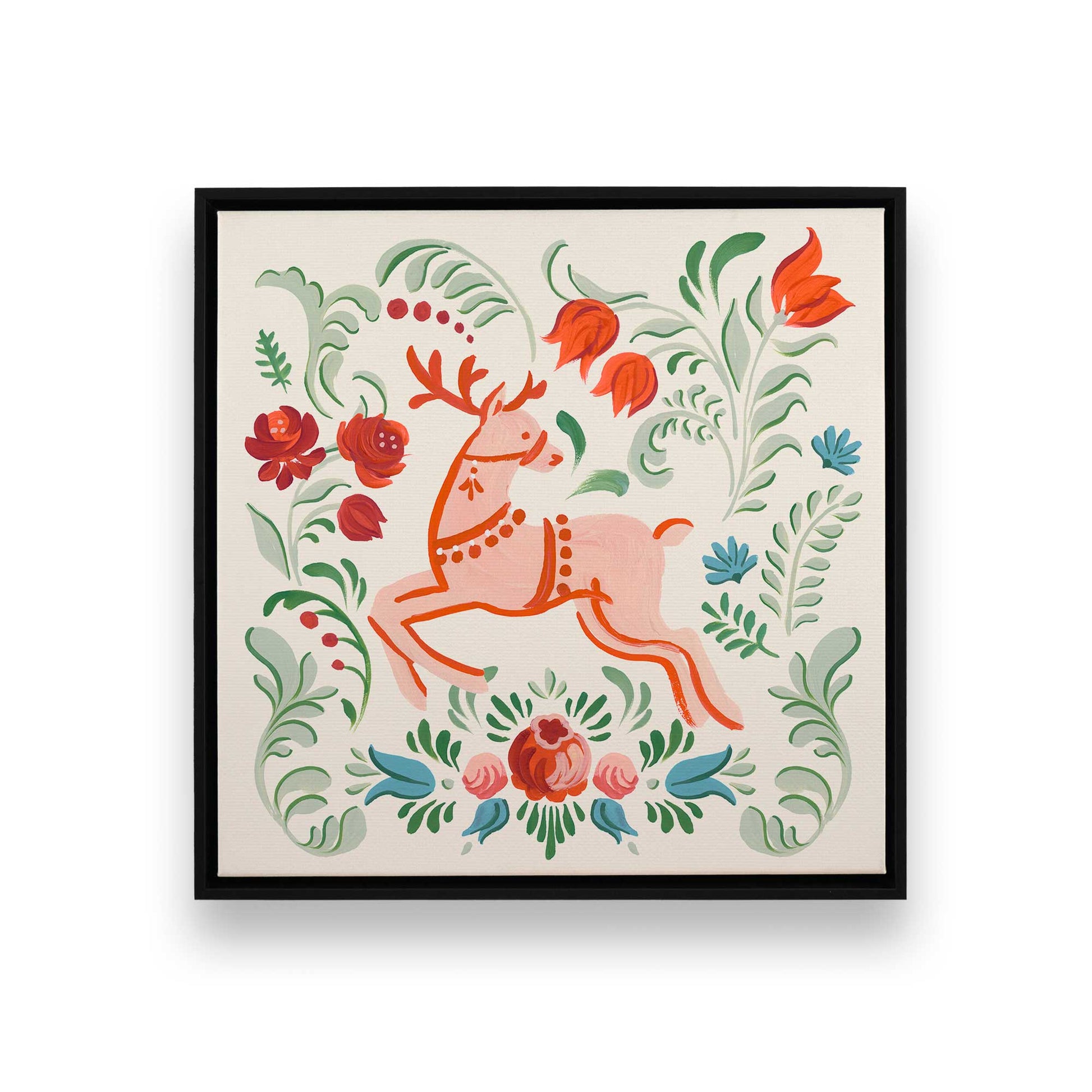 [Color:Satin Black], Picture of art in a Satin Black frame