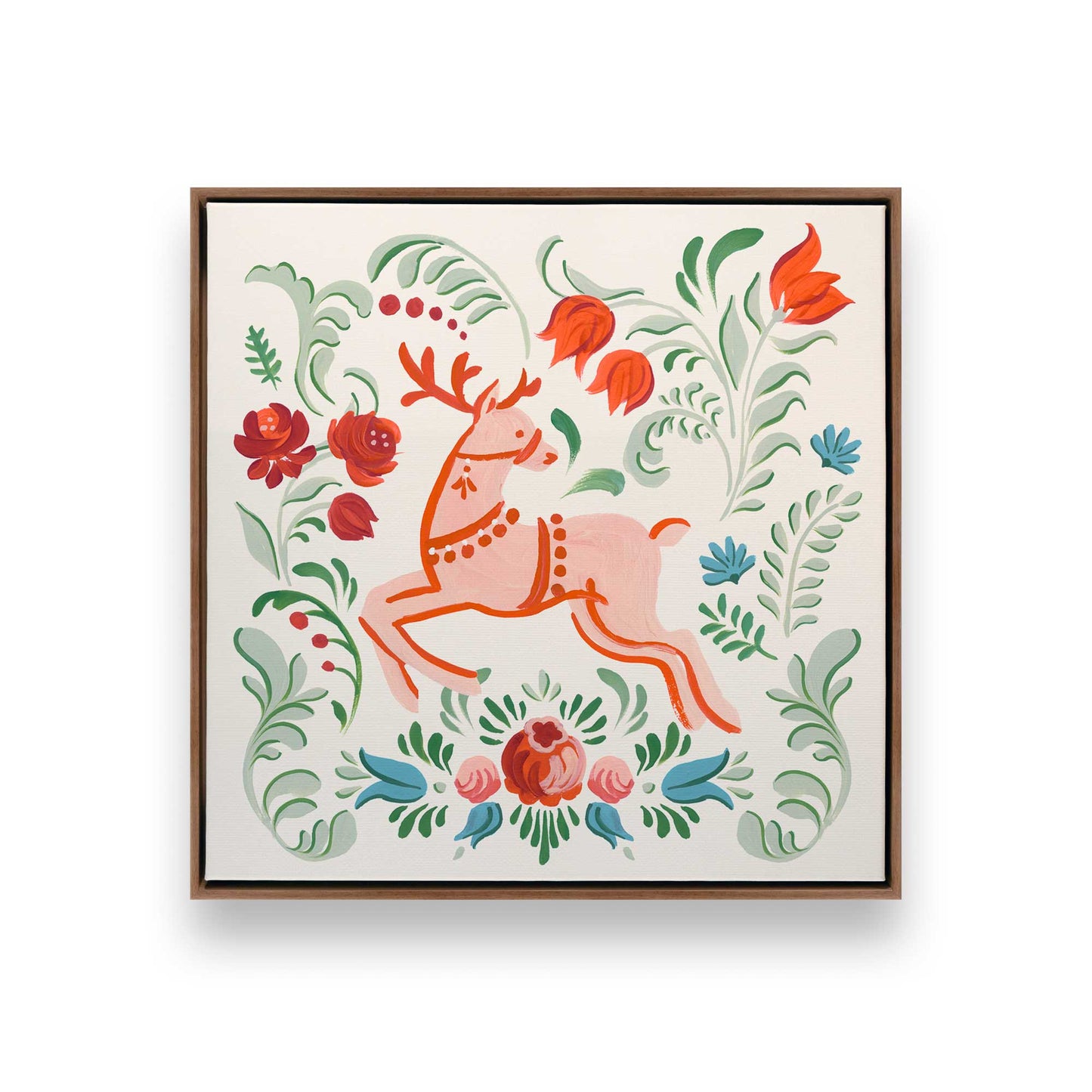 [Color:Walnut], Picture of art in a Walnut frame