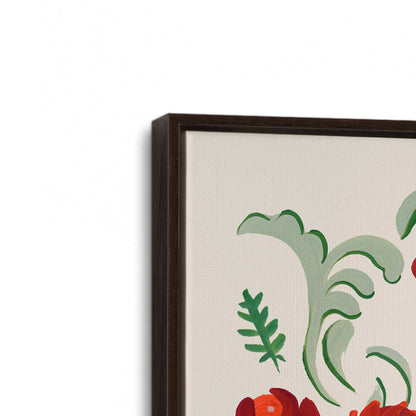 [Color:Espresso], Picture of art in a Espresso frame at an angle