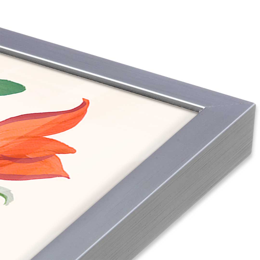 [Color:Polished Chrome], Picture of art in a Polished Chrome frame at an angle