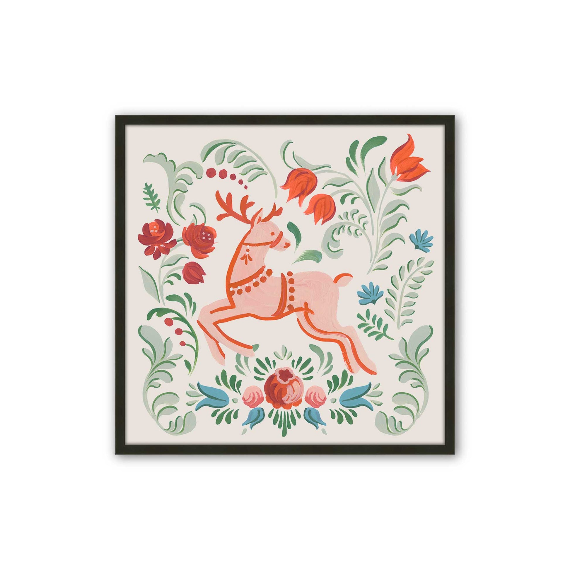 [Color:Satin Black], Picture of art in a Satin Black frame