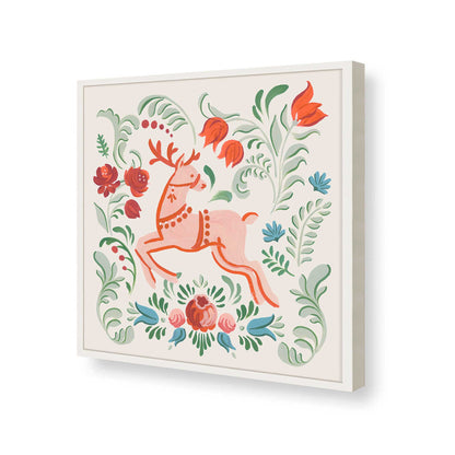 [Color:Opaque White], Picture of art in a Opaque White frame of the corner