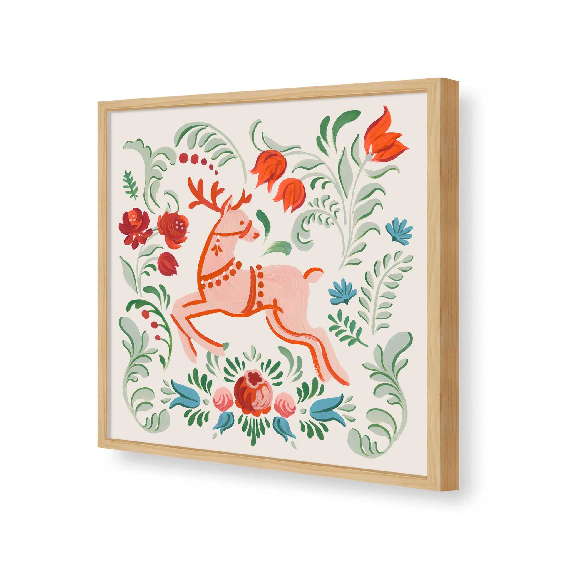 [Color:Espresso], Picture of art in a Espresso frame of the corner