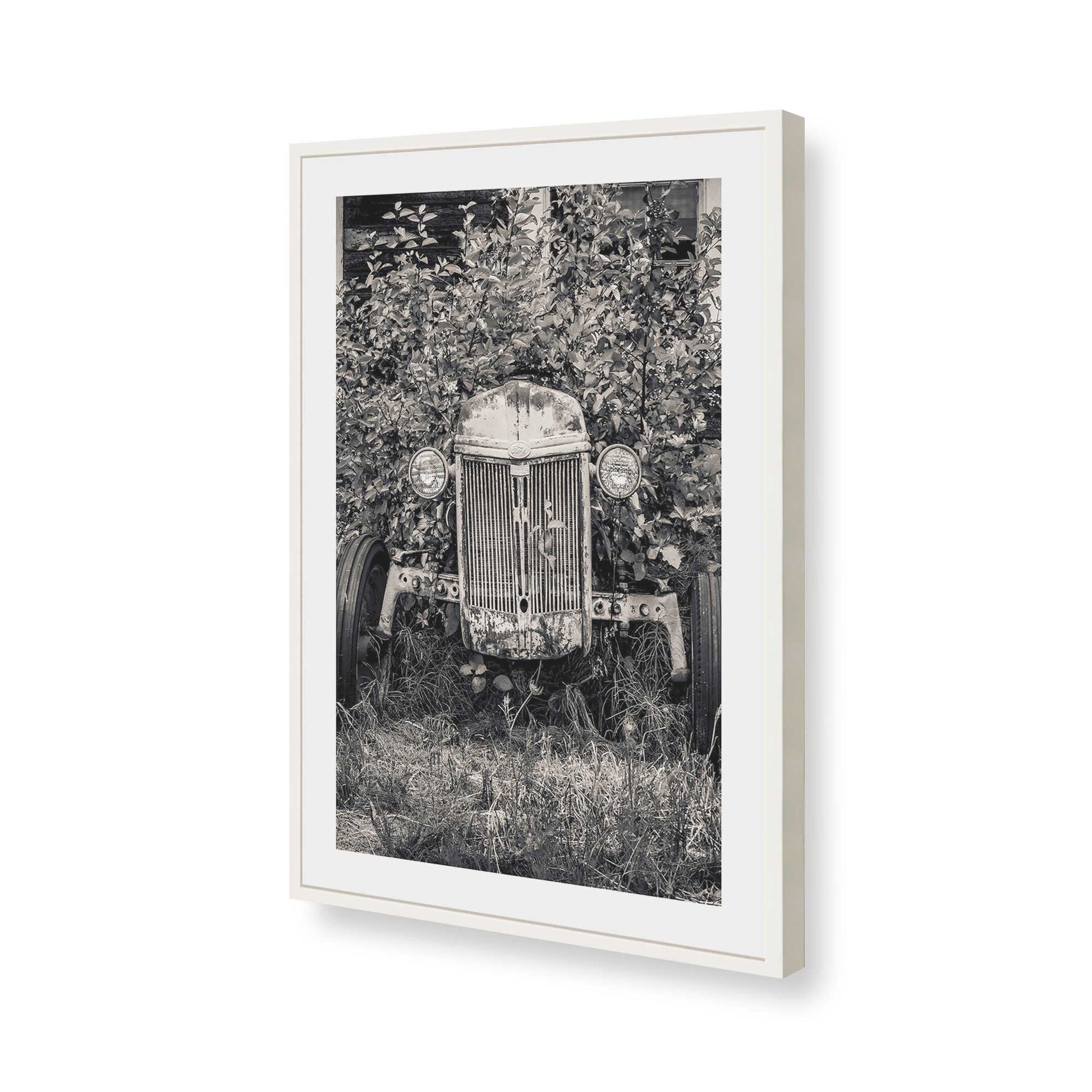 [Color:Opaque White], Picture of art in a Opaque White frame of the corner