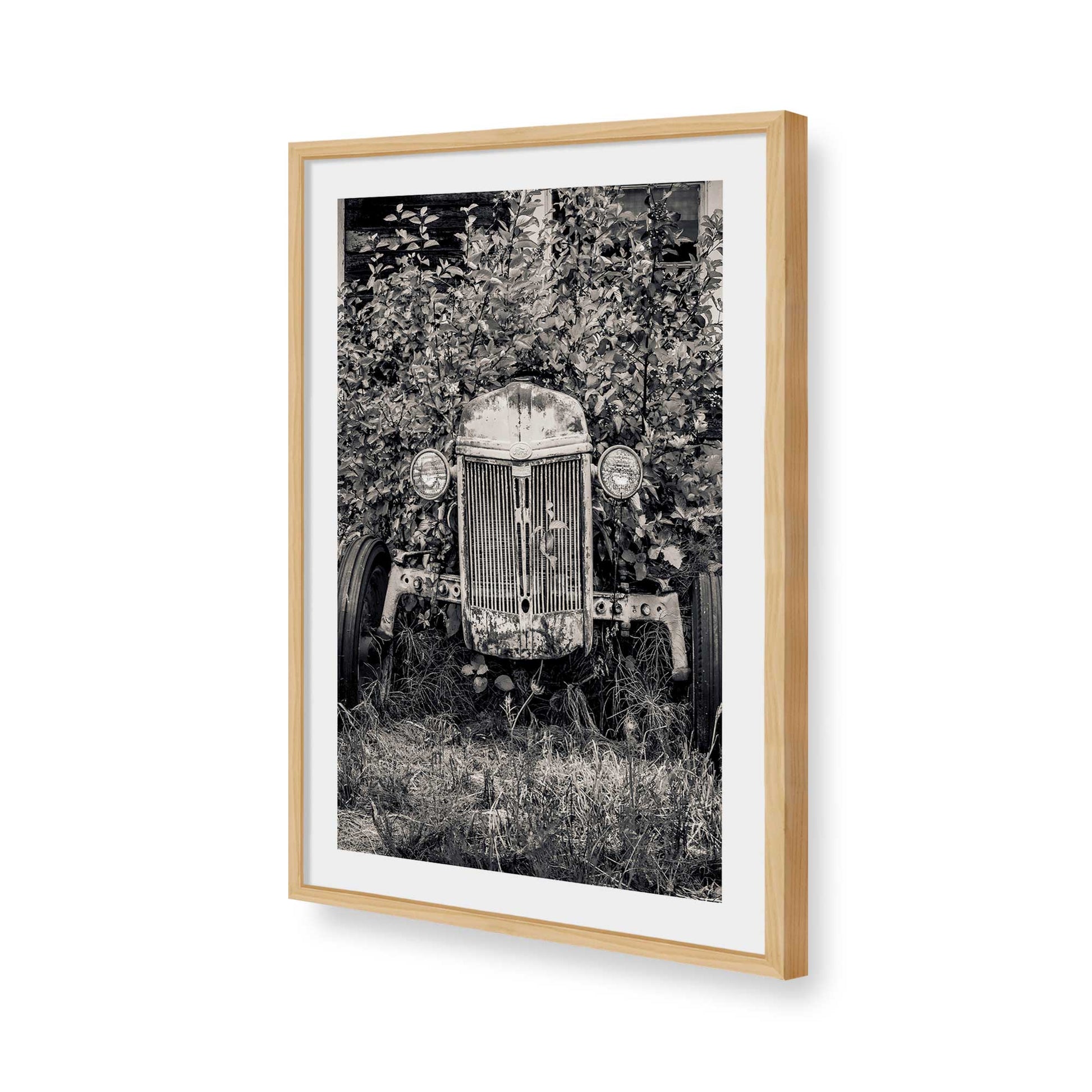 [Color:American Maple], Picture of art in a American Maple frame of the corner