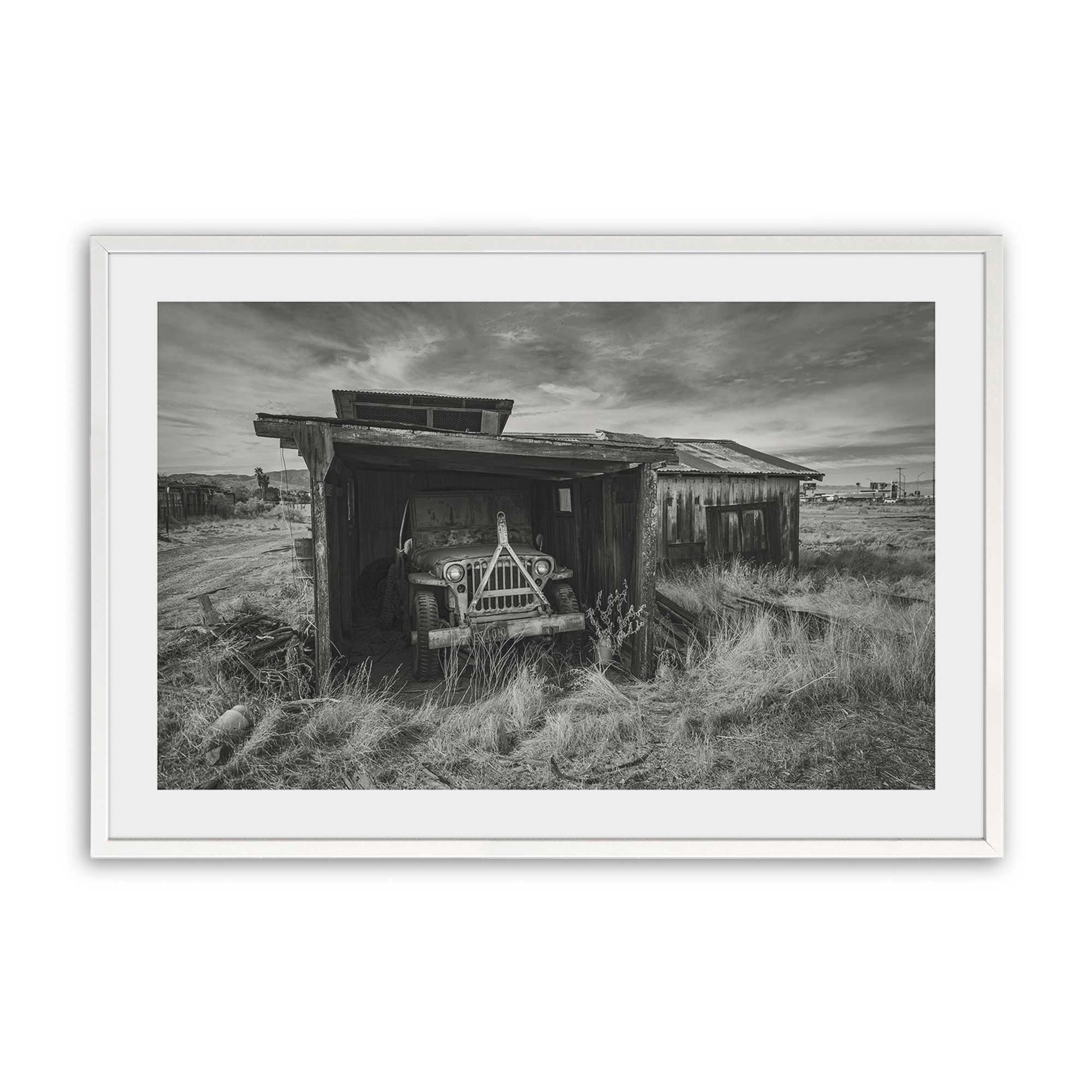 [Color:Opaque White], Picture of art in a Opaque White frame