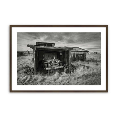 [Color:Brown], Picture of art in a Brown frame