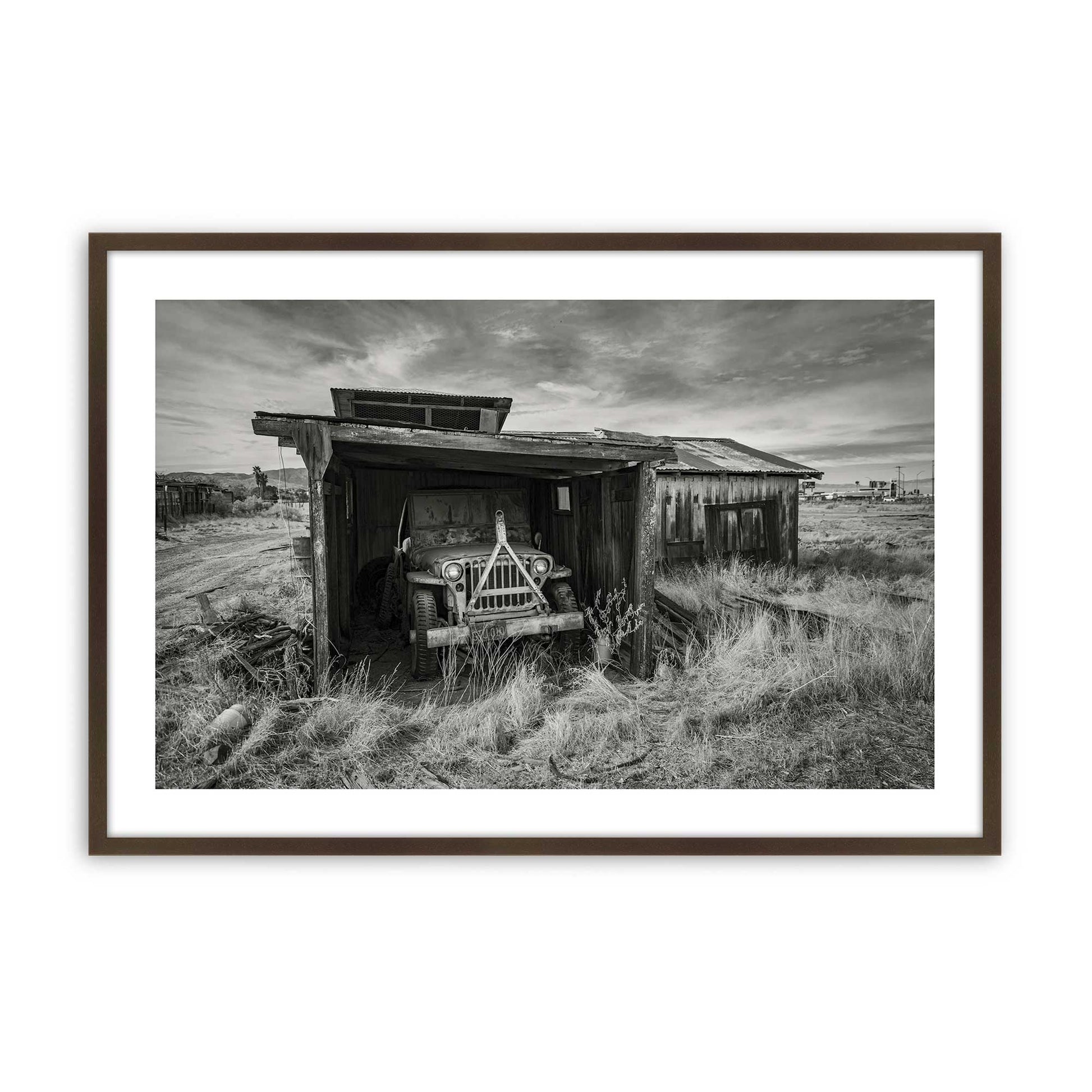 [Color:Brown], Picture of art in a Brown frame