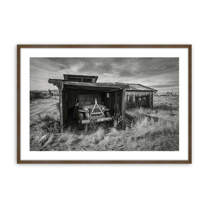 [Color:Walnut], Picture of art in a Walnut frame