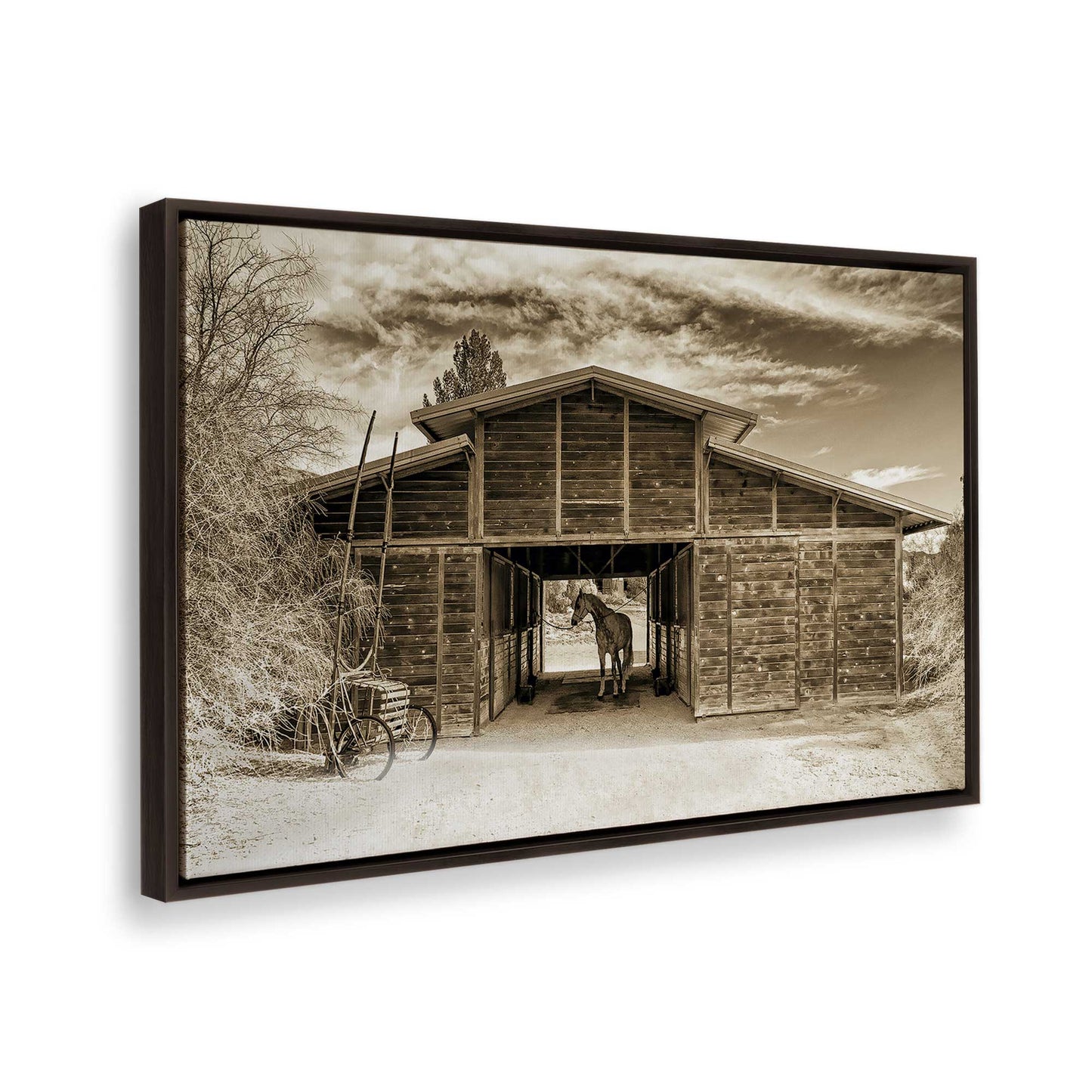 [Color:Espresso], Picture of the corner of the art