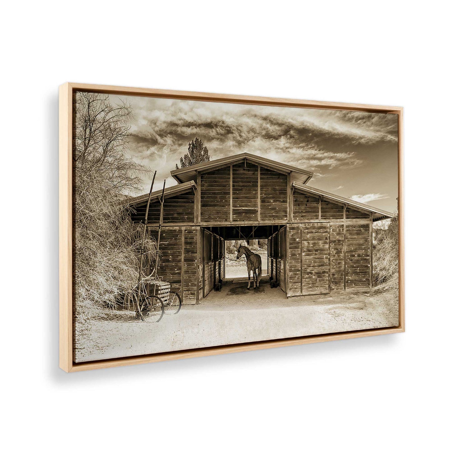 [Color:American Maple], Picture of the corner of the art