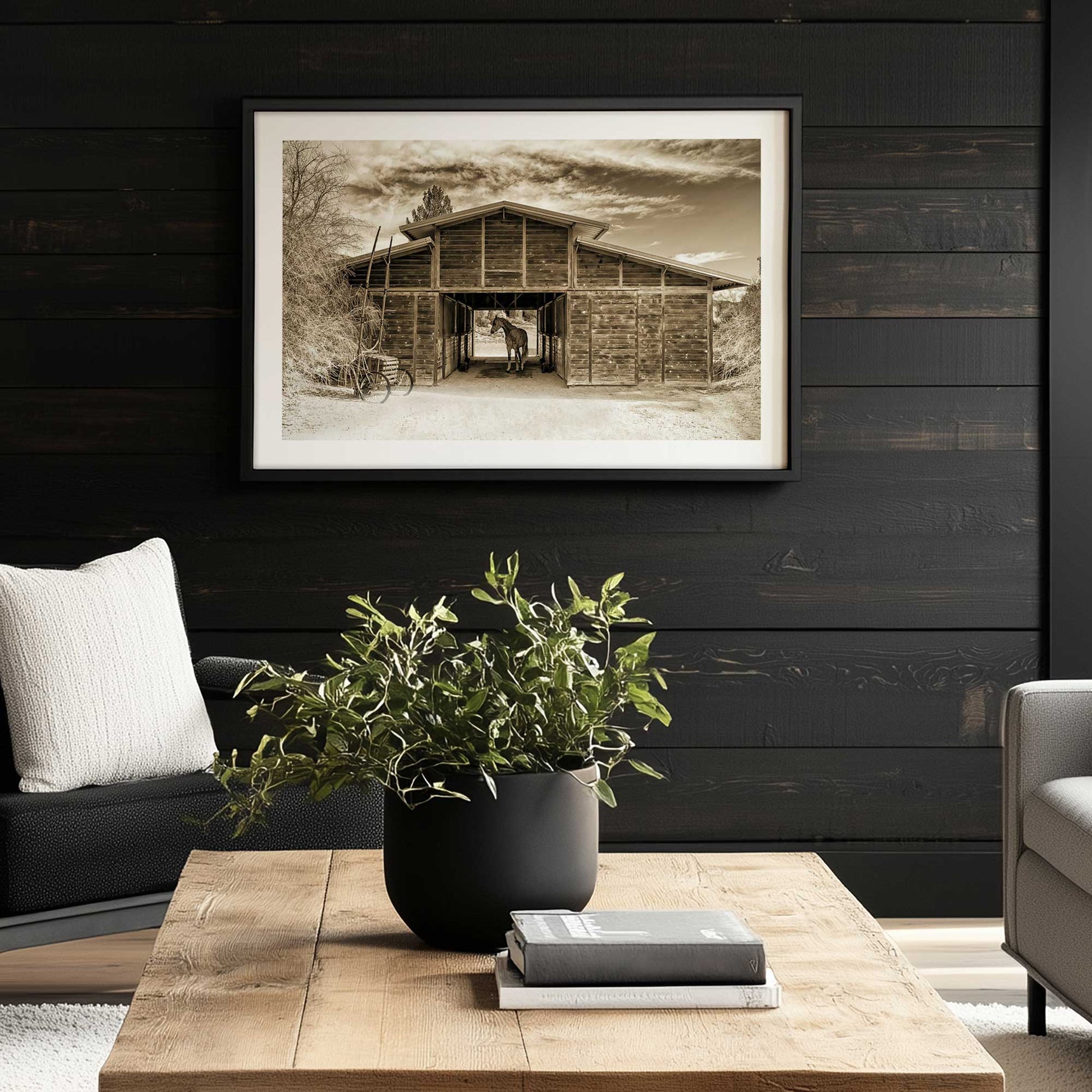 Picture of art in a room