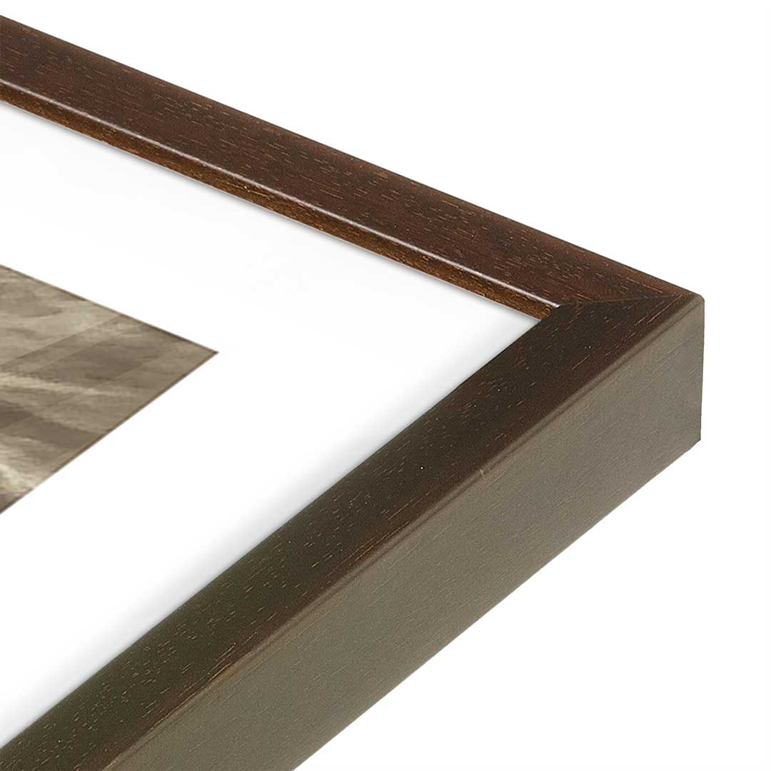 [Color:Belvinder Brown], Picture of art in a Belvinder Brown frame at an angle