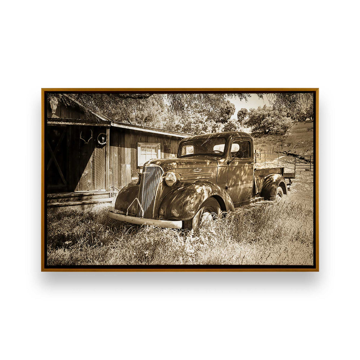 [Color:Polished Gold], Picture of art in a Polished Gold frame
