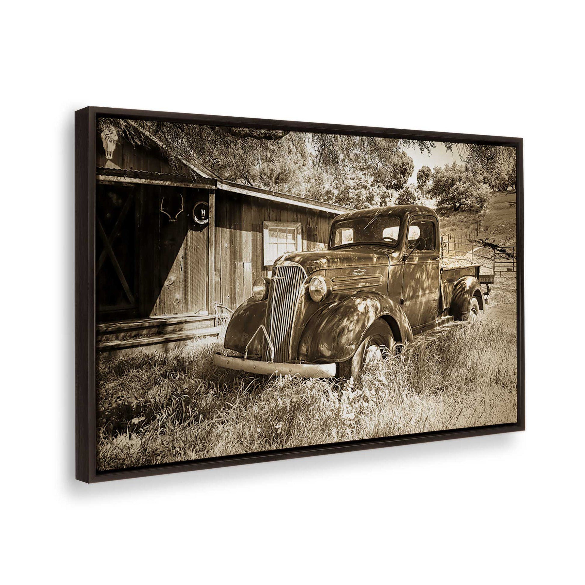 [Color:Espresso], Picture of the corner of the art