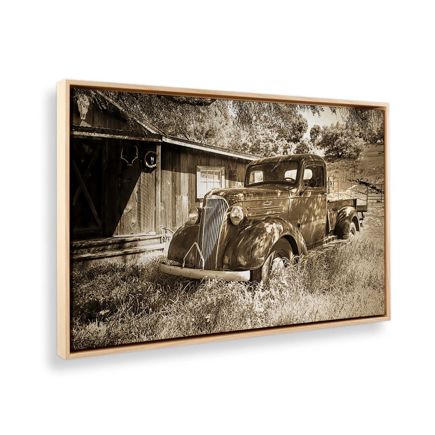 [Color:American Maple], Picture of the corner of the art