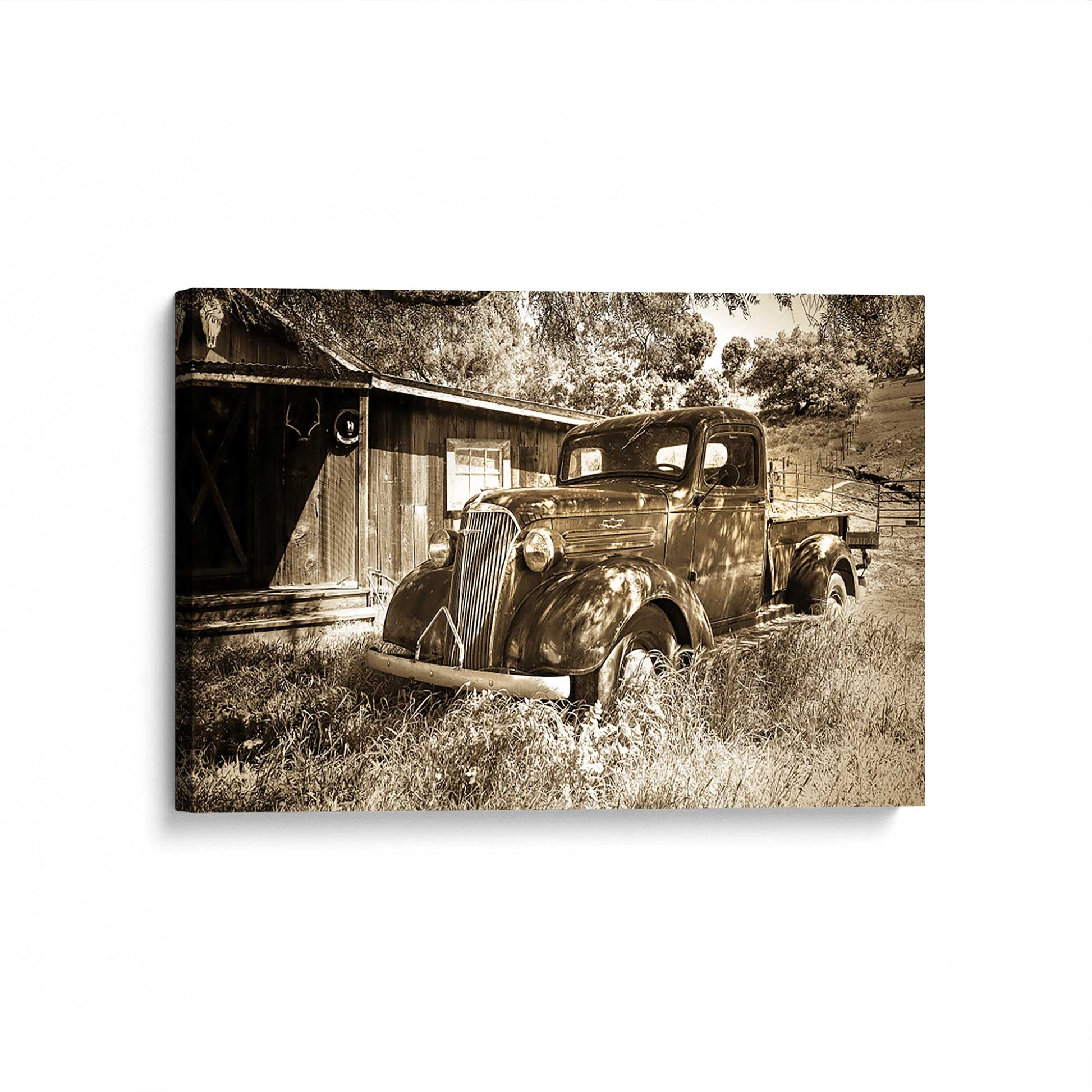 [Color:Stretched Canvas], Picture of art at an angle