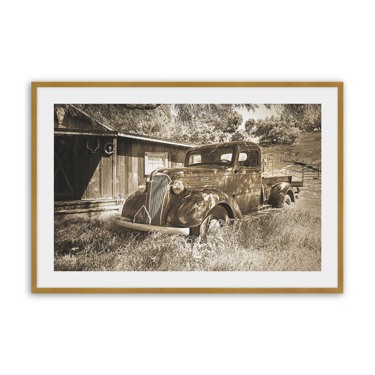 [Color:Polished Gold], Picture of art in a Polished Gold frame