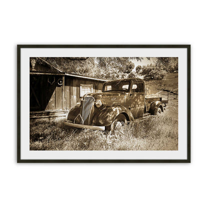 [Color:Satin Black], Picture of art in a Satin Black frame