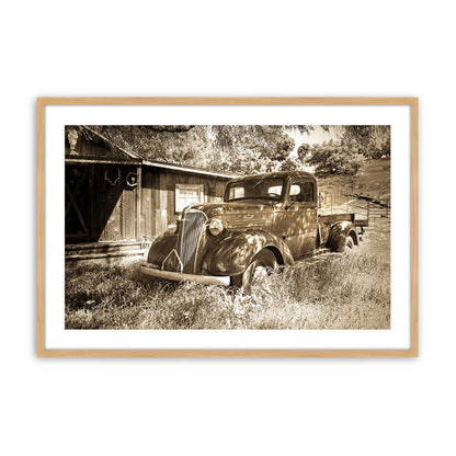 [Color:American Maple], Picture of art in a American Maple frame