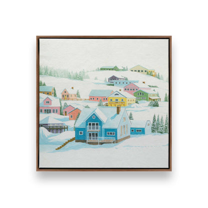 [Color:Walnut], Picture of art in a Walnut frame