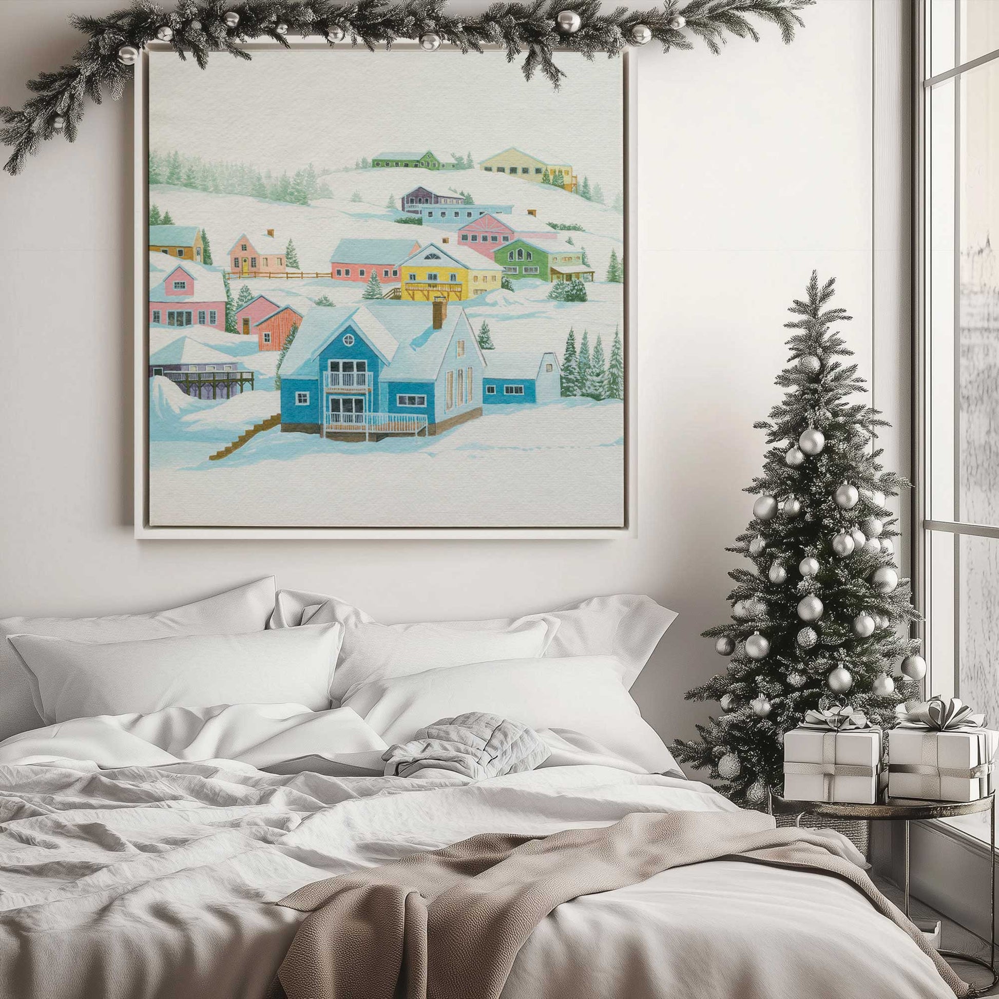 Picture of art in a room