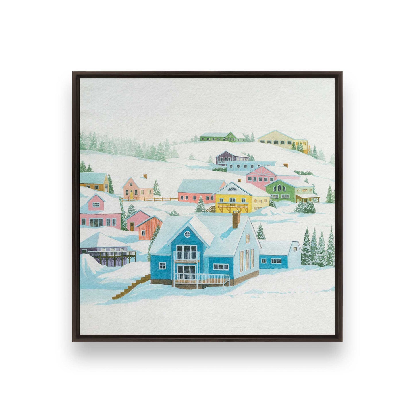 [Color:Espresso], Picture of art in a Espresso frame