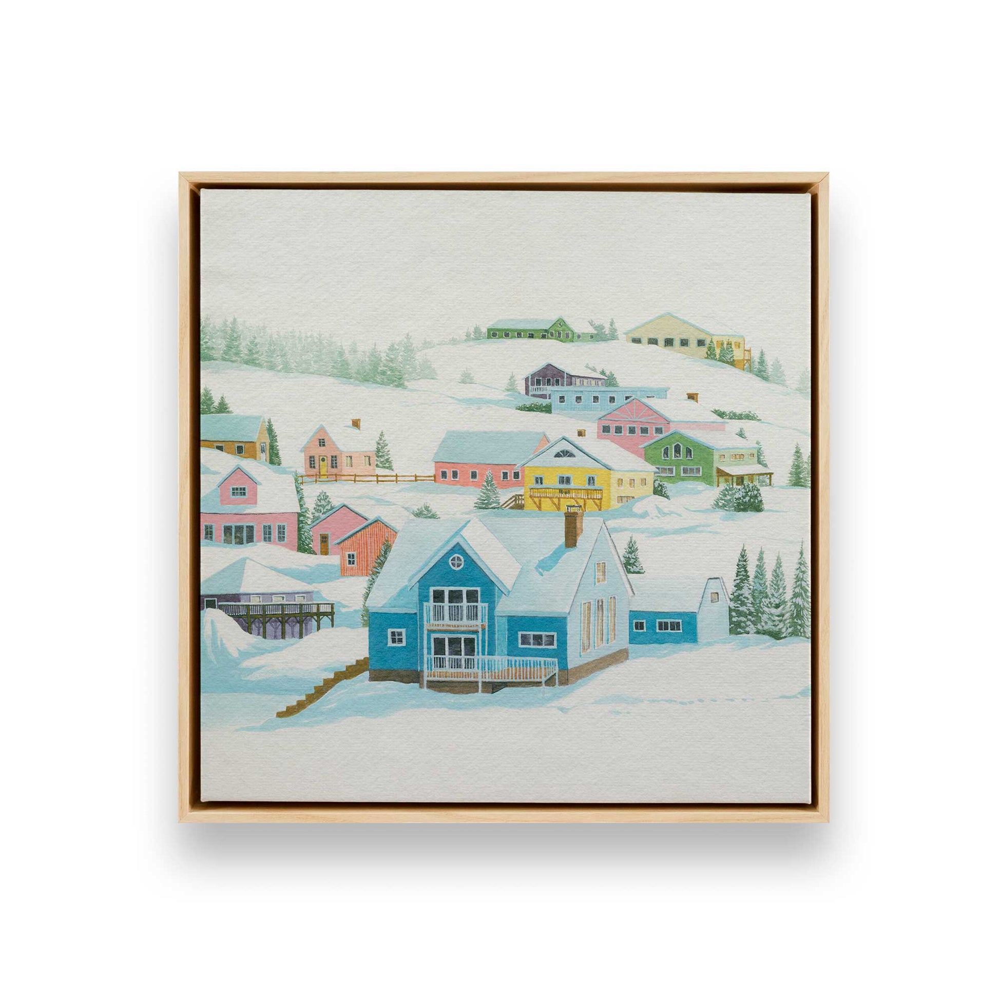 [Color:American Maple], Picture of art in an American Maple frame