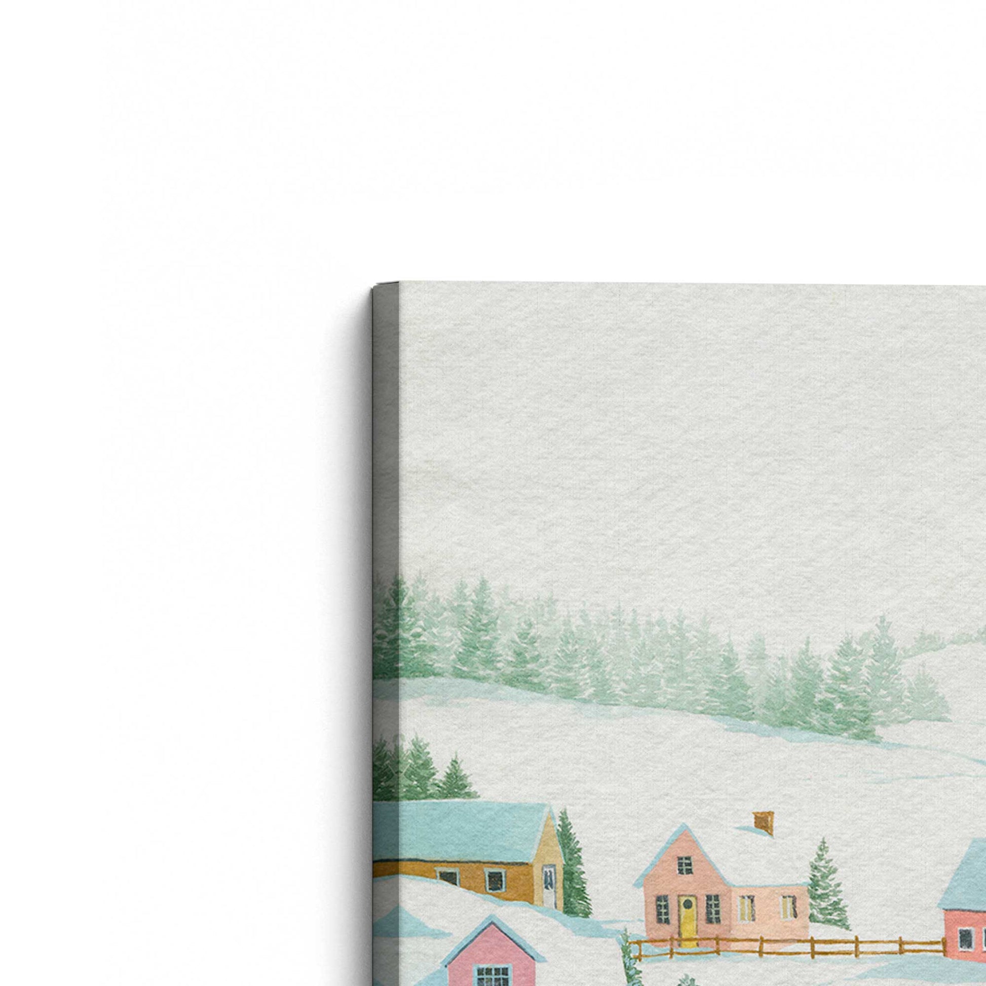 [Color:Stretched Canvas], Picture of the corner of the art