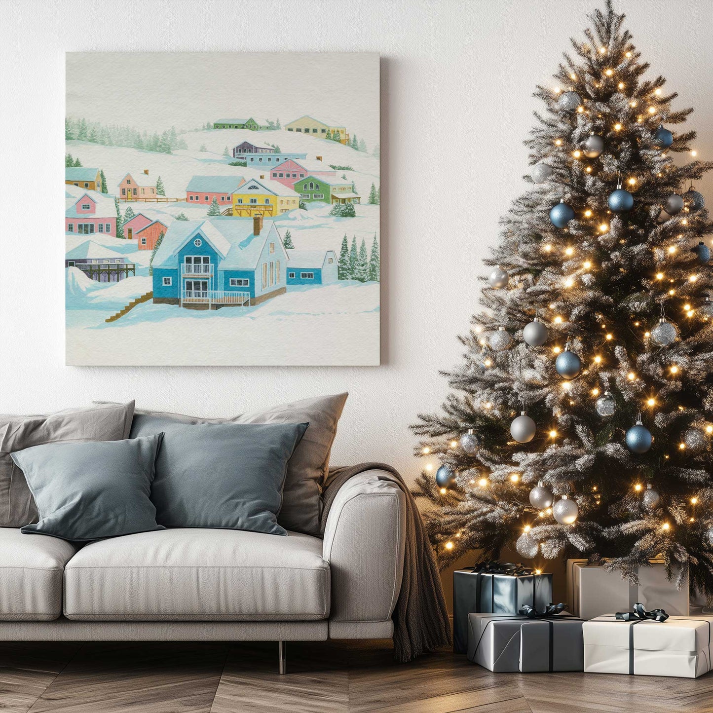 Picture of art in a room