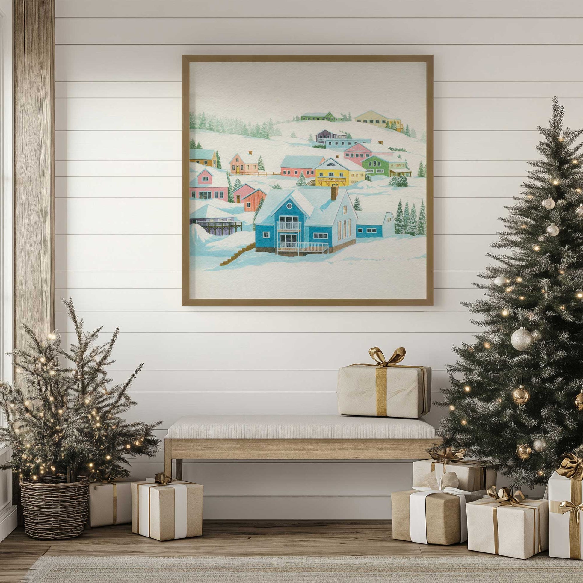 Picture of art in a room