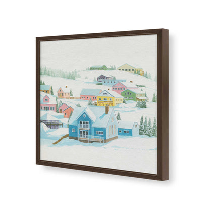 [Color:Espresso], Picture of art in a Espresso frame of the corner