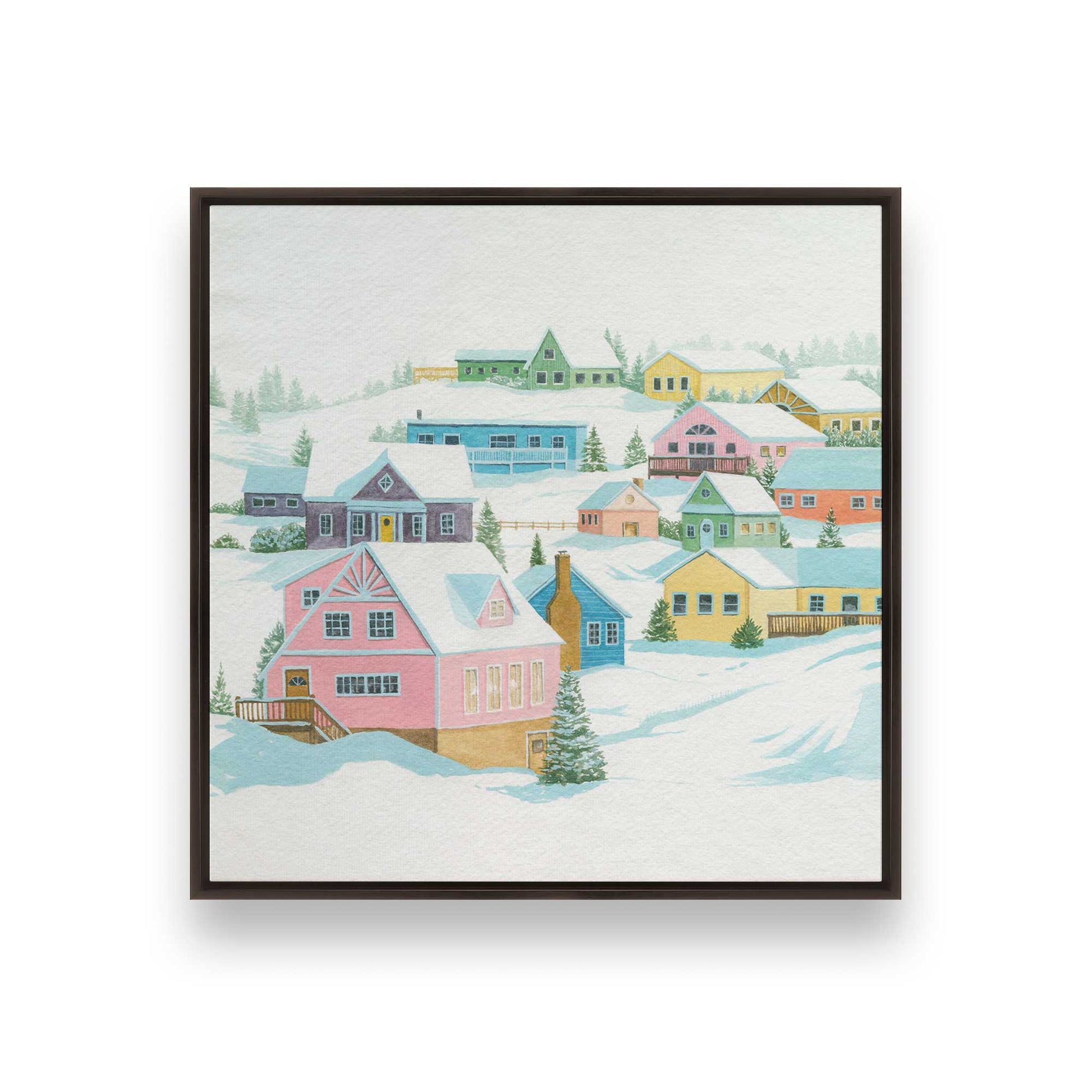 [Color:Espresso], Picture of art in a Espresso frame