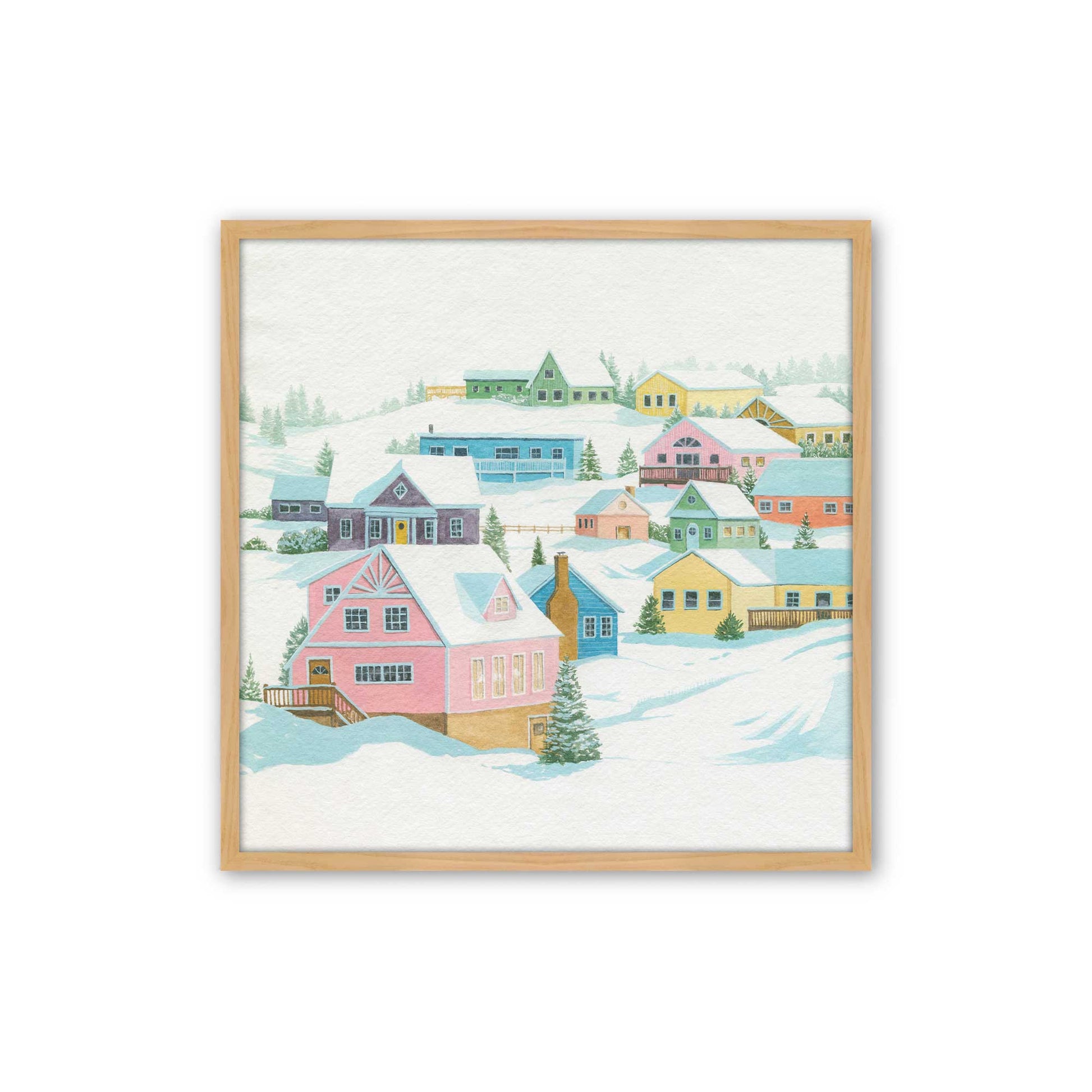[Color:American Maple], Picture of art in an American Maple frame
