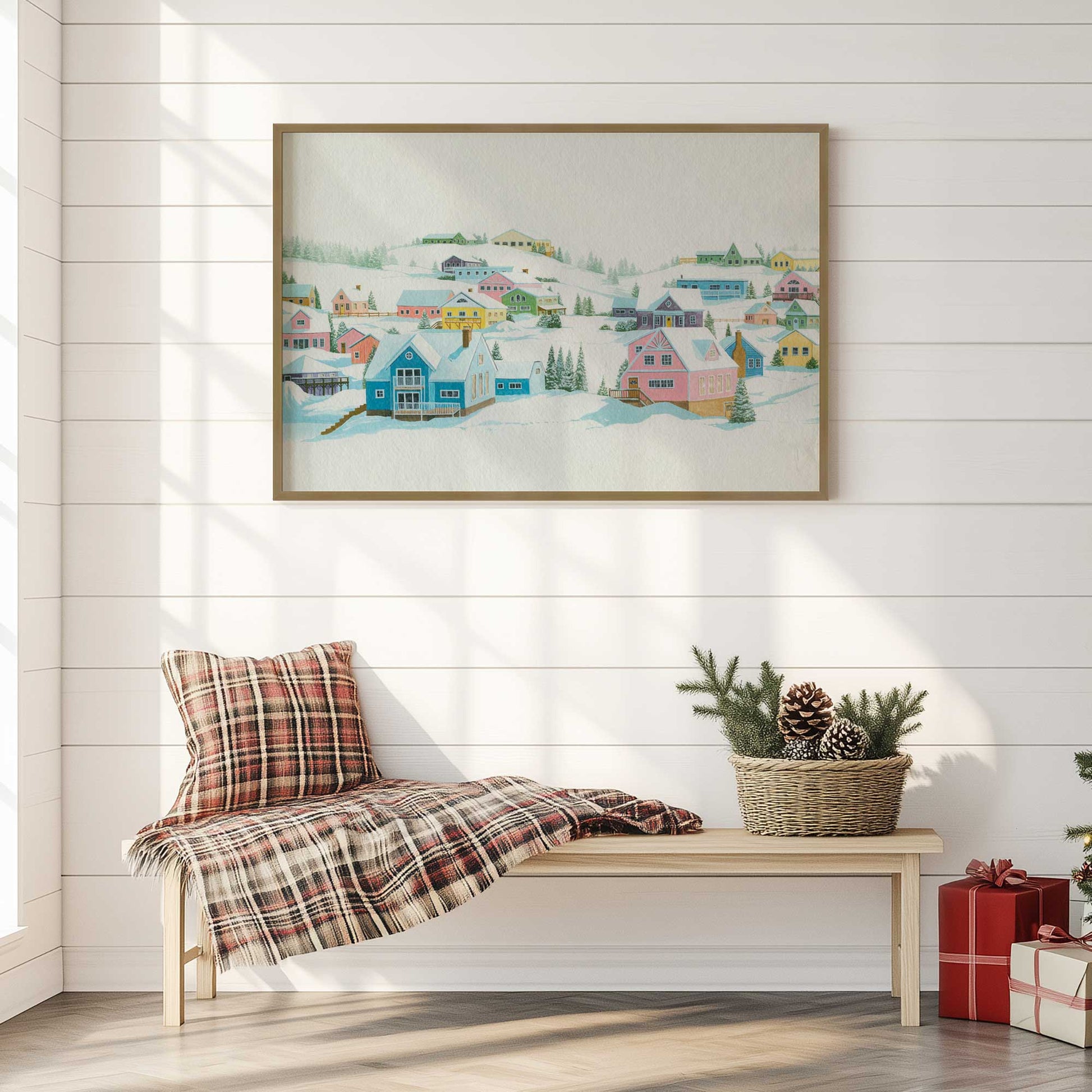 Picture of art in a room
