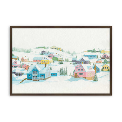 [Color:Belvinder Brown], Picture of art in a Belvinder Brown frame