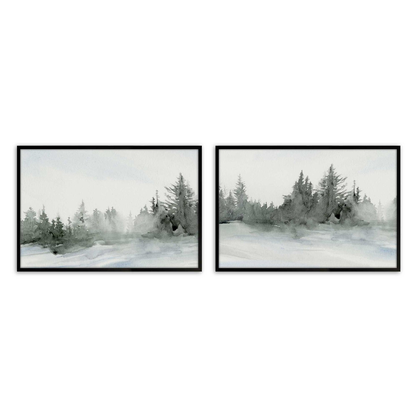 [Color:Satin Black], Picture of art in a Satin Black frame