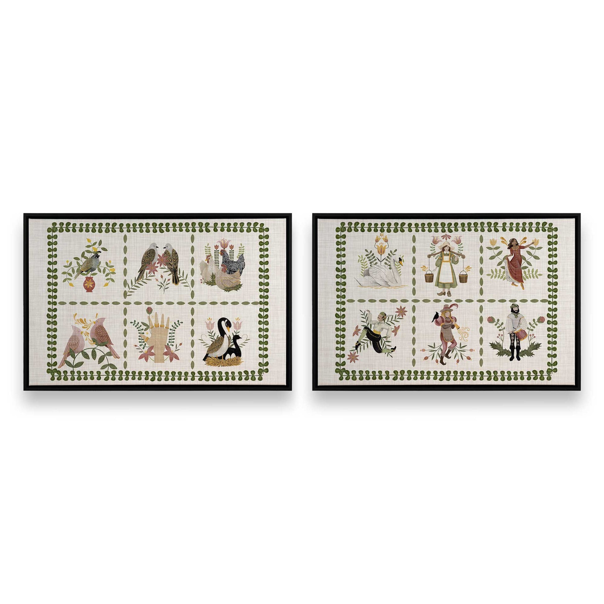 [Color:Satin Black], Picture of art in a Satin Black frame