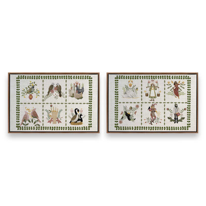 [Color:Walnut], Picture of art in a Walnut frame