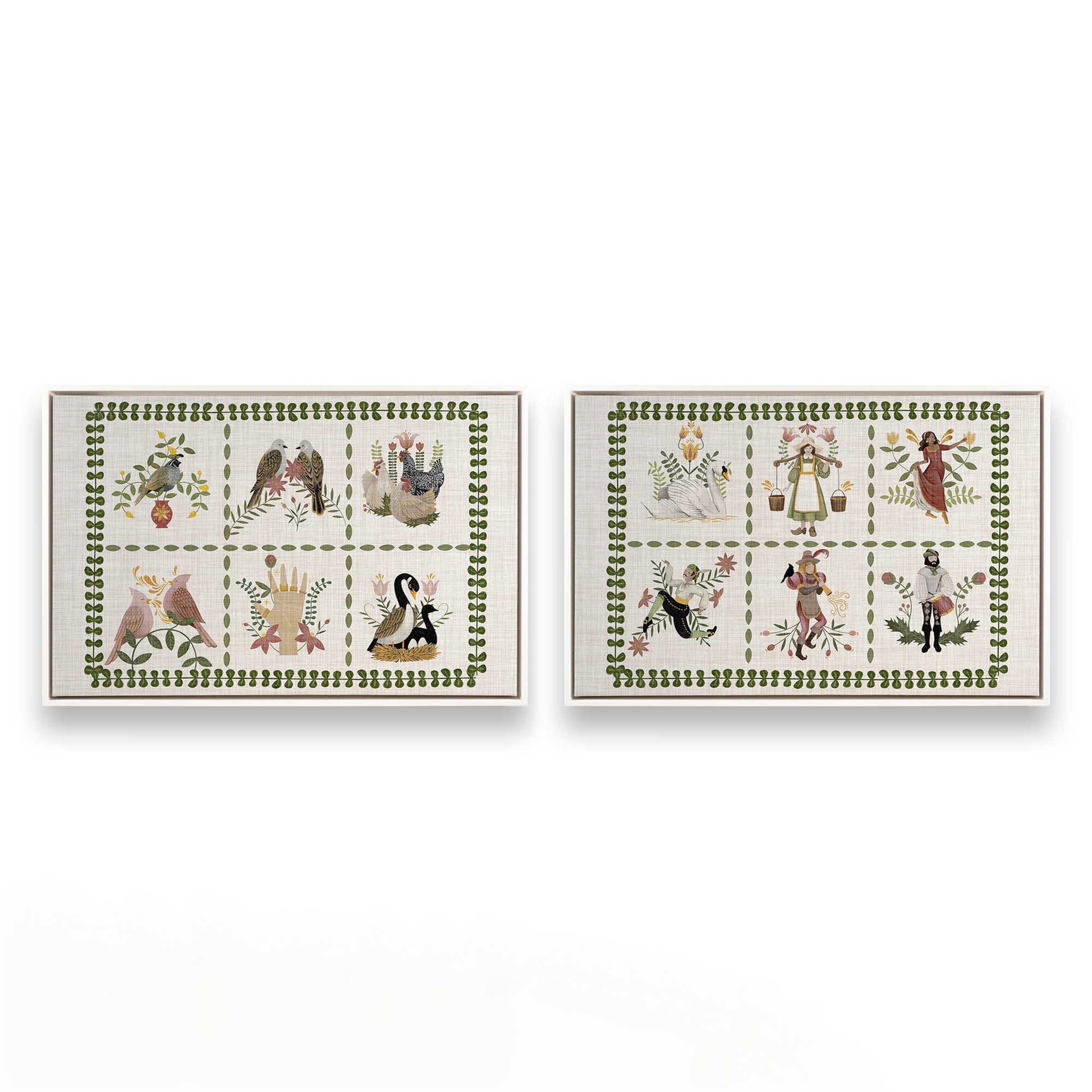 [Color:Opaque White], Picture of art in a White frame