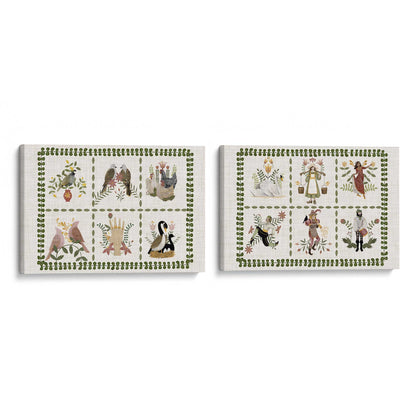 [Color:Stretched Canvas], Picture of art at an angle