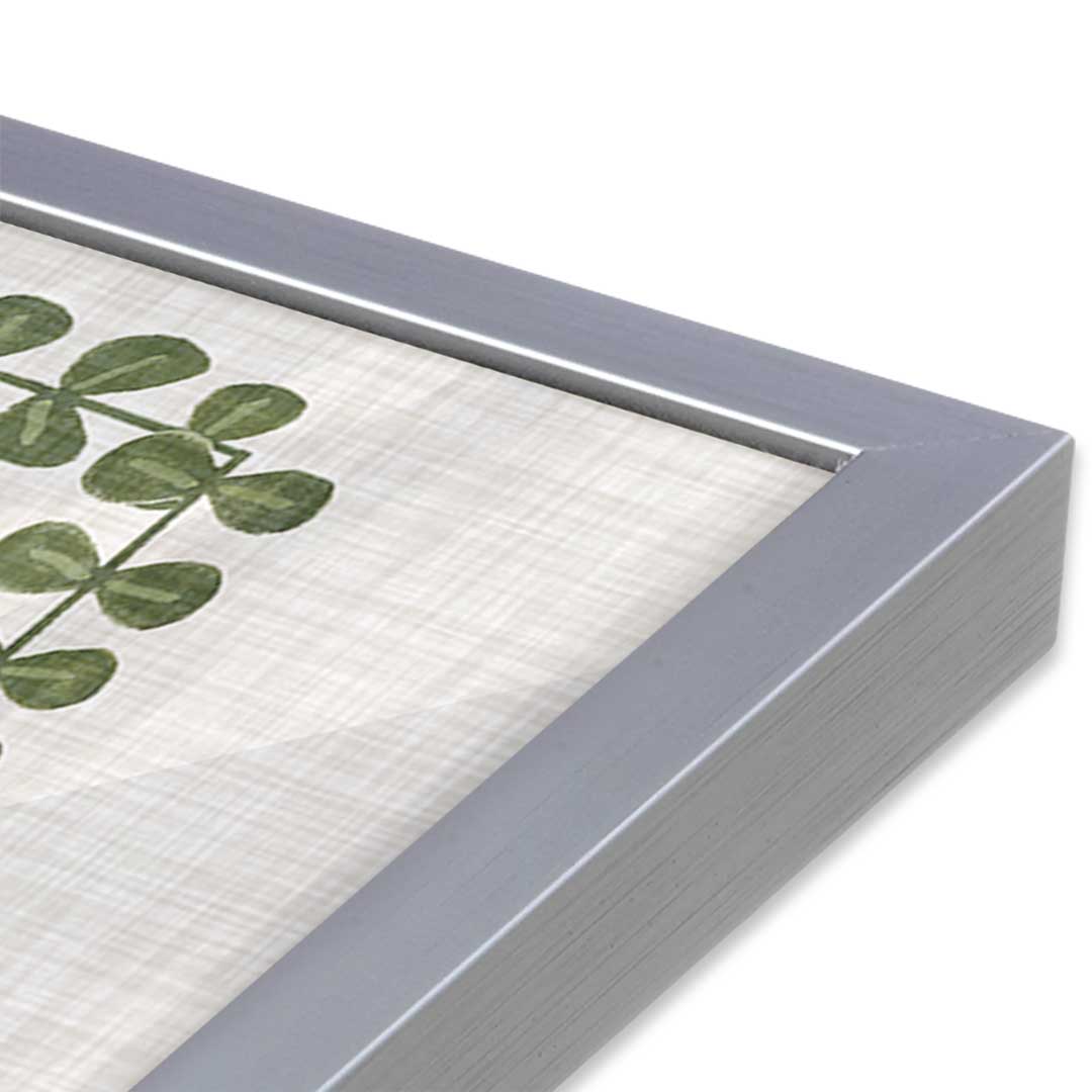 [Color:Polished Chrome], Picture of art in a Polished Chrome frame of the corner