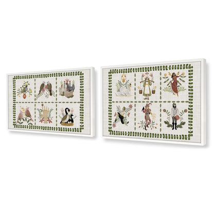 [Color:Opaque White], Picture of art in a Opaque White frame at an angle