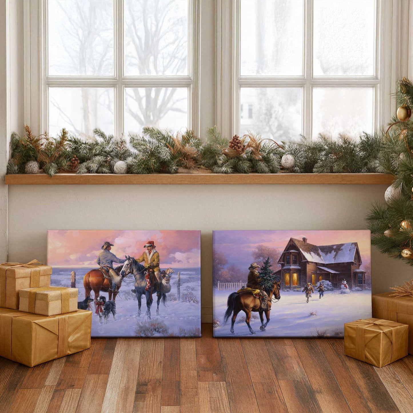 [Color:American Maple], Picture of art in a American Maple frame