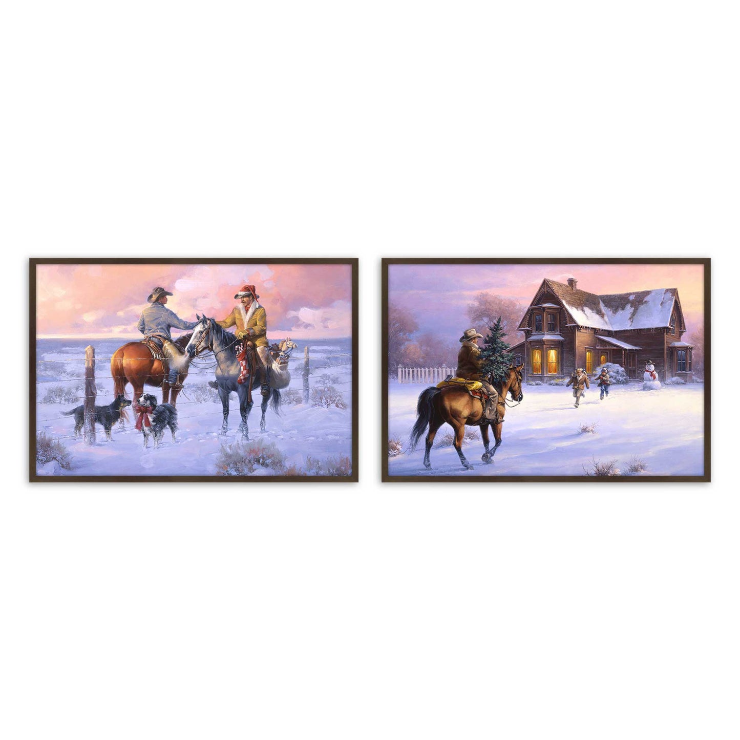[Color:Belvinder Brown], Picture of art in a Belvinder Brown frame
