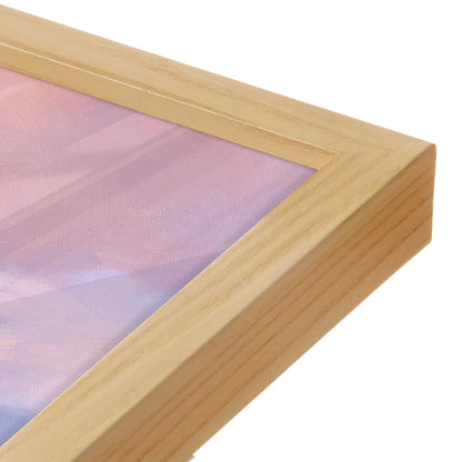 [Color:American Maple], Picture of art in a American Maple frame of the corner