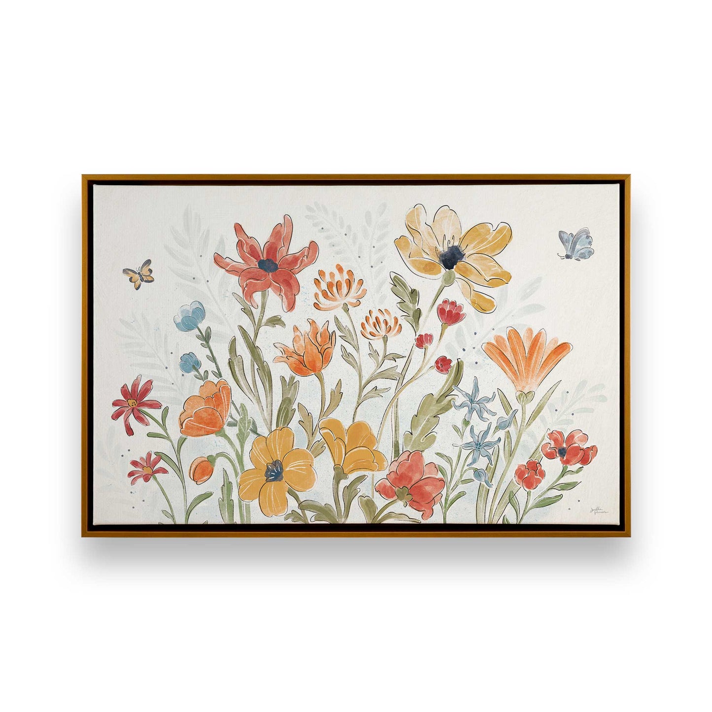 [Color:Polished Gold], Picture of art in a Polished Gold frame