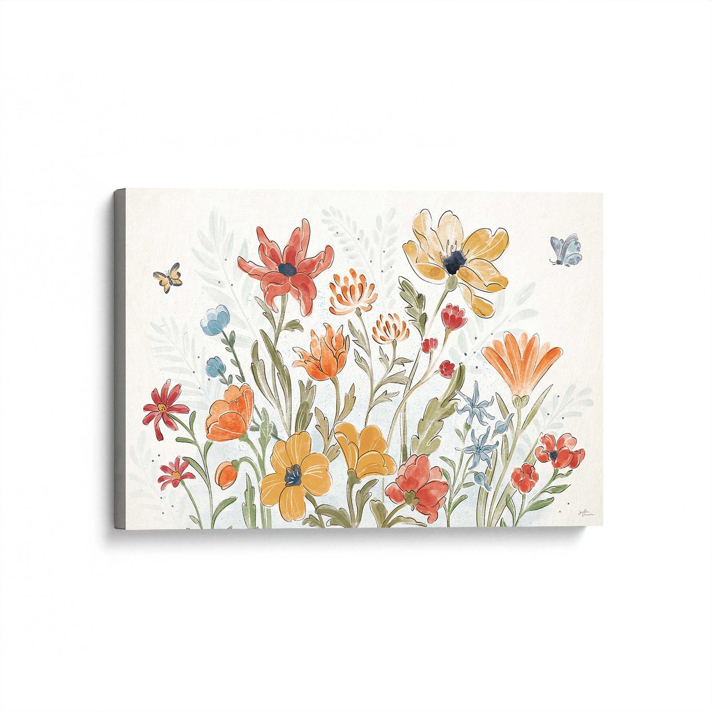 [Color:Stretched Canvas], Picture of art at an angle