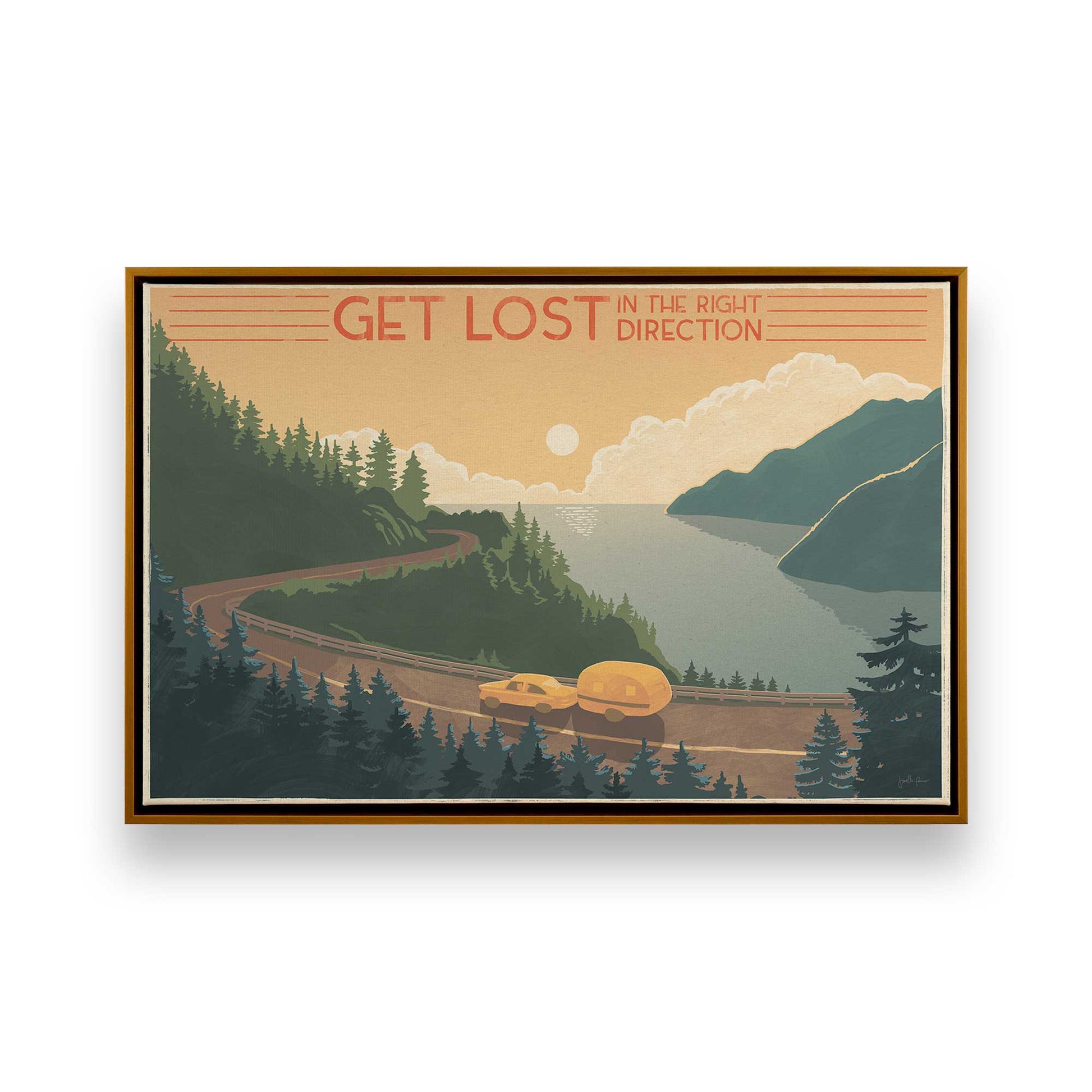 [Color:Polished Gold], Picture of art in a Polished Gold frame